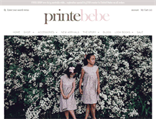 Tablet Screenshot of printebebe.com